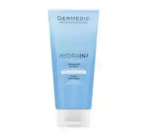 DERMEDIC HYDRAIN3 CREAMY FACE WASH GEL FOR DRY AND DEHYDRATED SKIN 200ML
