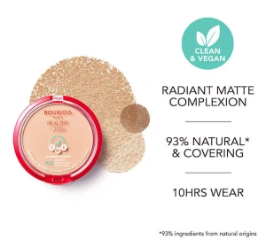 BOURJOIS HEALTHY MIX CLEAN MATTIFYING FACE POWDER 01 IVORY 10G