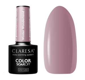CLARESA SOAK OFF HYBRID NAIL POLISH WINTER WONDERLAND 2 5G