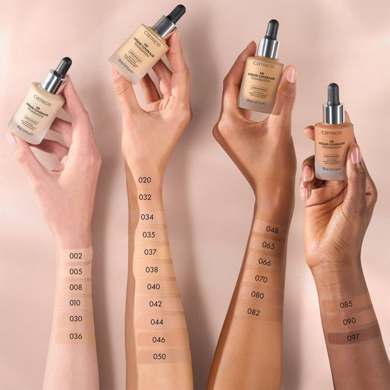 CATRICE HD LIQUID COVERAGE FOUNDATION 010 LIGHT BEIGE 30ML