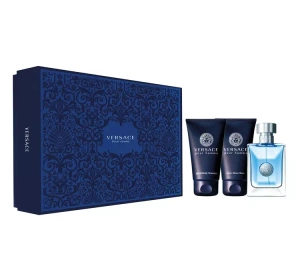 VERSACE POUR HOMME SET EAU DE TOILETTE SPRAY 50ML + SHAMPOO 50ML + AFTER SHAVE BALM 50ML