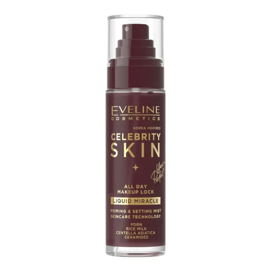Click on photo to zoom it Eveline Cosmetics Celebrity Skin Liquid Miracle Make-Up Setting and Skincare Mist 100ml