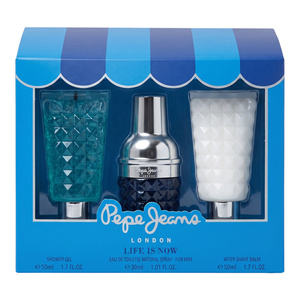 PEPE JEANS FOR HIM EAU DE TOILETTE SPRAY 30ML + GEL 50ML + AFTERSHAVE 50ML