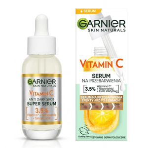 GARNIER SKIN NATURALS VITAMIN C SUPER SERUM FOR DISCOLOURATIONS 30ML