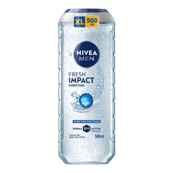 Click on photo to zoom it NIVEA MEN Pure Impact 3-in-1 Shower Gel 500ml