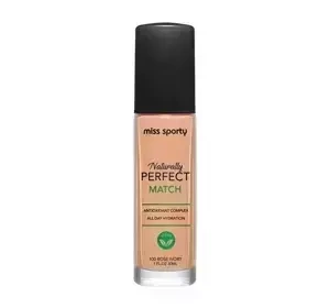 MISS SPORTY NATURALLY PERFECT MATCH FACE FOUNDATION 10 COOL 30ML