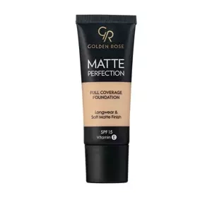 GOLDEN ROSE MATTE PERFECTION FULL COVERAGE FOUNDATION SPF15 N4 35ML