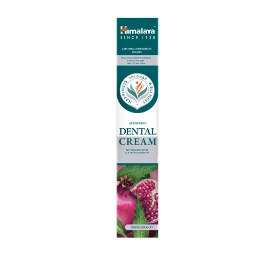 HIMALAYA AYURVEDIC DENTAL CREAM TOOTHPASTE WITH NATURAL FLUORIDE 100G