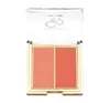 GOLDEN ROSE ICONIC BLUSH DUO	02 PEACHY CORAL 2x3G