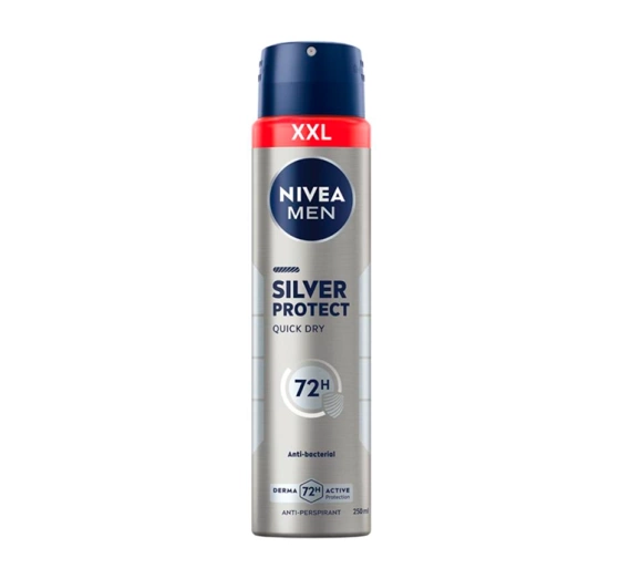 NIVEA MEN SILVER PROTECT ANTIPERSPIRANT FOR MEN SPRAY 250ML 