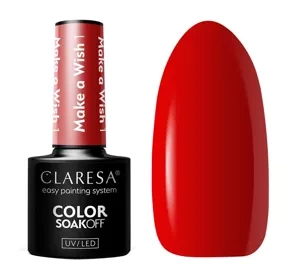 CLARESA SOAK OFF HYBRID NAIL POLISH MAKE A WISH 1 5ML