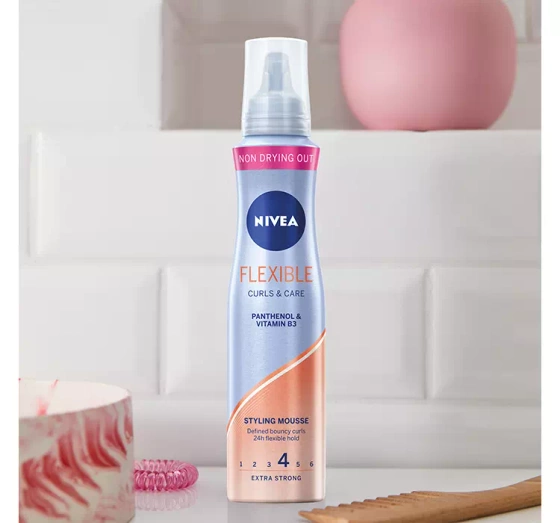 NIVEA FLEXIBLE CURLS&CARE MOUSSE 150ML