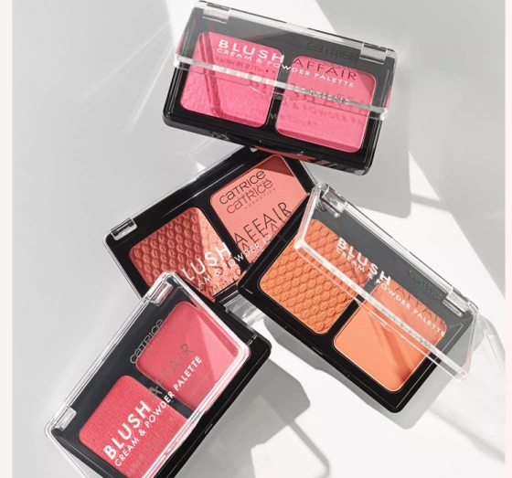 Catrice Blush Affair Cream and Powder Blush Palette 020 Pleasing Pink 6g