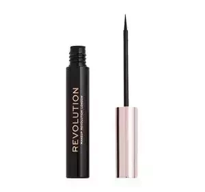 MAKEUP REVOLUTION SUPER FLICK EYELINER LIQUID LINER WITH APPLICATOR BLACK 4.5ML