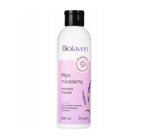 BIOLAVEN SYLVECO MICELLAR WATER WITH LAVENDER OIL AND GRAPE SEED OIL 200ML