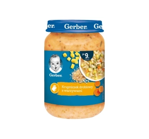 Gerber dinner after 9 months Chicken barley soup with vegetables 190g