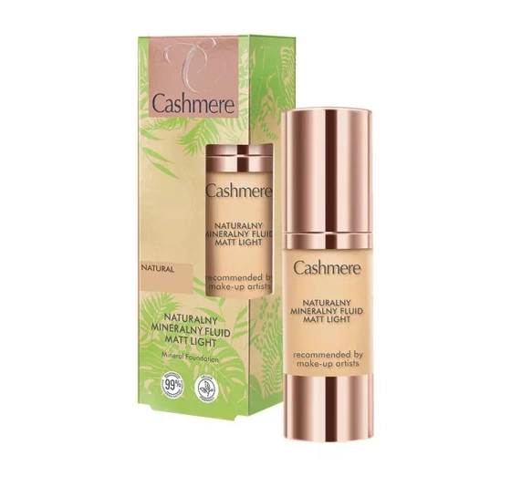 DAX COSMETICS CASHMERE MATT LIGHT NATURAL MINERAL FACE MATTIFYING FOUNDATION NATURAL 30ML