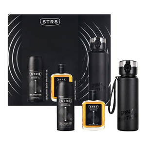 STR8 Original Eau de Toilette Spray 100 ml + Deodorant Spray 150 ml + 500 ml Water Bottle