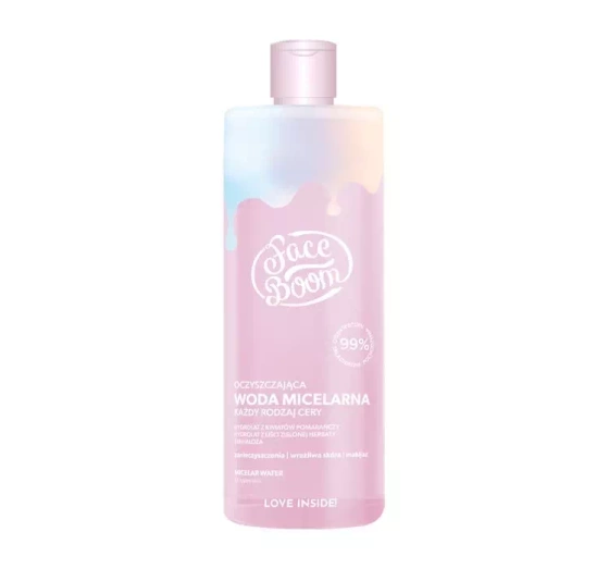 FACE BOOM CLEANSING MICELLAR WATER RESOURCEFUL VISIONARY ALL SKIN TYPES 500ML