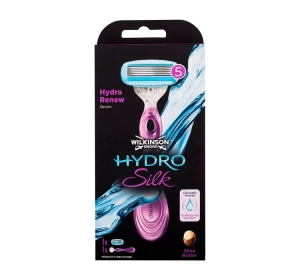 WILKINSON SWORD HYDRO SILK RAZOR WITH BLADE REFILLS FOR WOMEN 