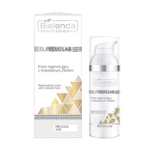 BIELENDA PROFESSIONAL SUPREMELAB PRECIOUS AGE REGENERATING CREAM WITH COLLOIDAL GOLD 50ML