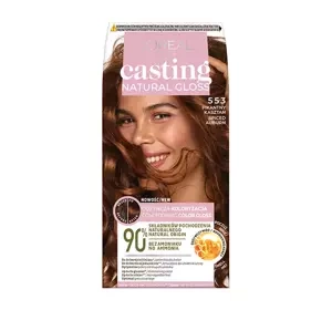 LOREAL CASTING NATURAL GLOSS SEMI-PERMANENT HAIR DYE  553 SPICED AUBURN