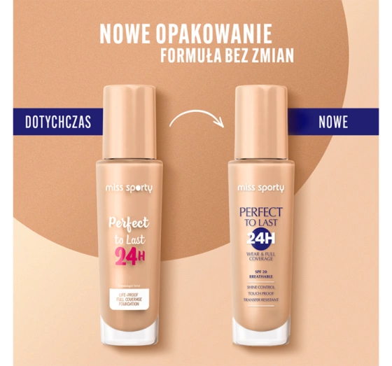 MISS SPORTY PERFECT TO LAST 24H FOUNDATION 091 PINK IVORY 30ML