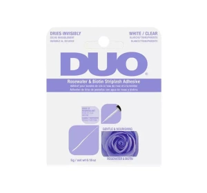 ARDELL DUO ROSEWATER BIOTIN STRIP LASH ADHESIVE CLEAR 5G