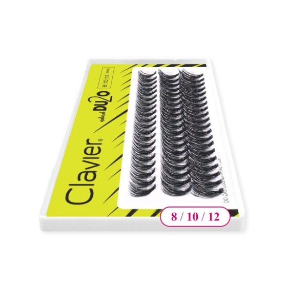 Clavier Natural Du2o Mix Lash Clusters 8/10/12 Mm