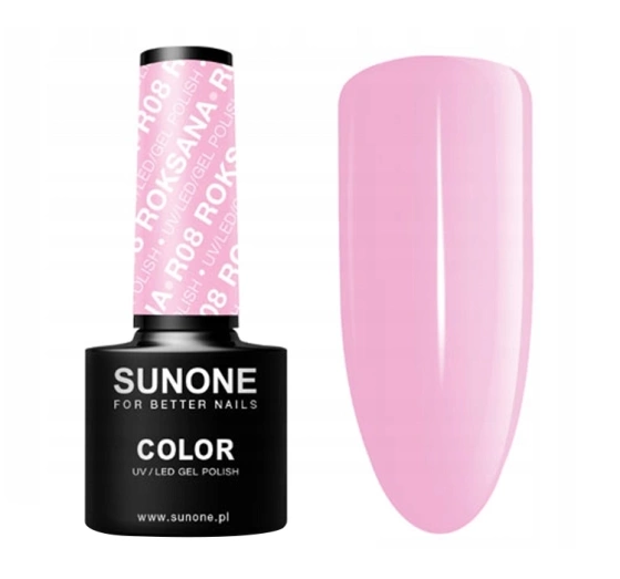 SUNONE COLOUR UV/LED GEL POLISH R08 ROKSANA 5ML