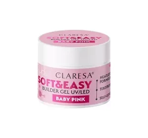 CLARESA SOFT & EASY BUILDER GEL UV/LED BABY PINK 12G