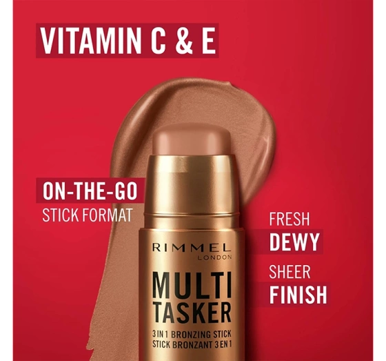 Rimmel Multi Tasker Illuminating Bronzer Stick 003 Tan 4.5g