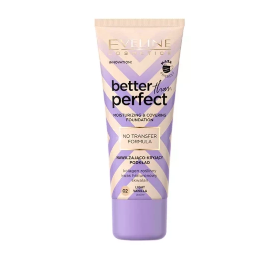 EVELINE BETTER THAN PERFECT FACE FOUNDATION 2 LIGHT VANILLA WARM  30ML 