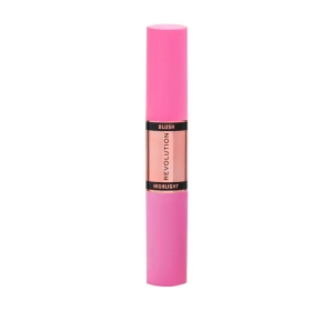 REVOLUTION BLUSH & HIGHLIGHT STICK MAUVE GLOW 4.3G