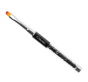 CLAVIER STRAIGHT GEL BRUSH WITH WHITE ZIRCONIA # 06