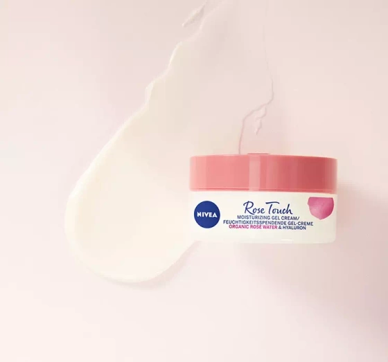 NIVEA ROSE TOUCH MOISTURIZING GEL CREAM 50ML