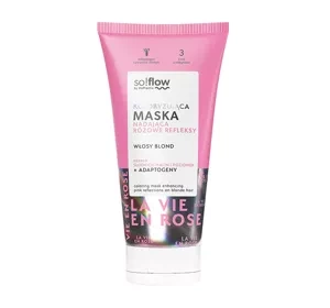 SO!FLOW COLORING MASK ENHANCING PINK HIGHLIGHTS ON BLONDE HAIR 300ML
