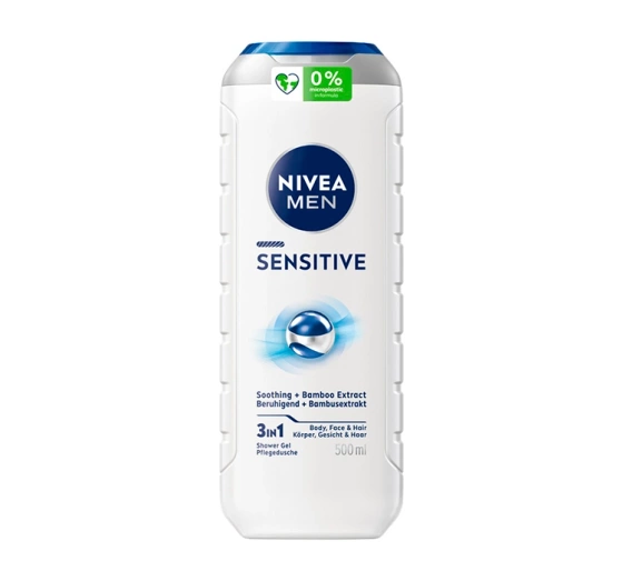 Click on photo to zoom it NIVEA MEN SENSITIVE SOOTHING SHOWER GEL FOR MEN FOR BODY, FACE AND HAIR 500ML