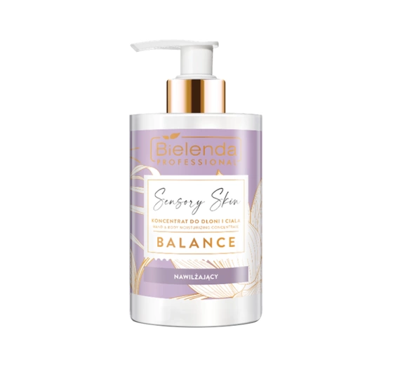 BIELENDA PROFESSIONAL SENSORY SKIN HANDS AND BODY MOISTURIZING CONCENTRATE BALANCE 300ML