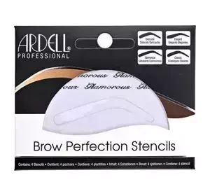 ARDELL BROW PERFECTING STENCILS TEMPLATES FOR EYEBROW BROW STYLING SET 4PCS