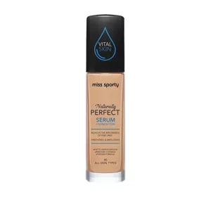 MISS SPORTY NATURALLY PERFECT SERUM FACE FOUNDATION 40 30ML