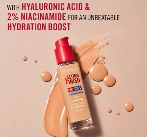 RIMMEL LASTING FINISH 35HR FACE FOUNDATION 200 SOFT BEIGE 30ML