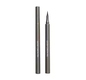 GOSH BROW PEN VEGAN EYEBROW STYLING PEN 002 GREY BROWN 1.1ML