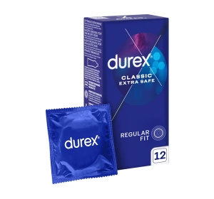 DUREX EXTRA SAFE THICKER CONDOMS 12 PCS