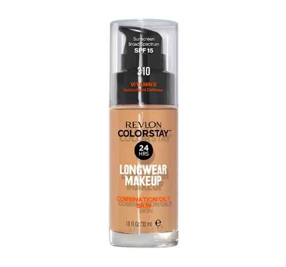 REVLON COLORSTAY FOUNDATION WITH VITAMIN E FOR OILY SKIN 310 WARM GOLDEN 30ML