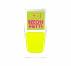 WIBO NEON FETTI REGURAL NAIL POLISH 3 8.5ML