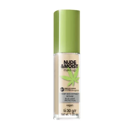 BELL HYPOALLERGENIC NUDE&MOIST MAKE-UP FOUNDATION 04 NATURAL TAN 30G