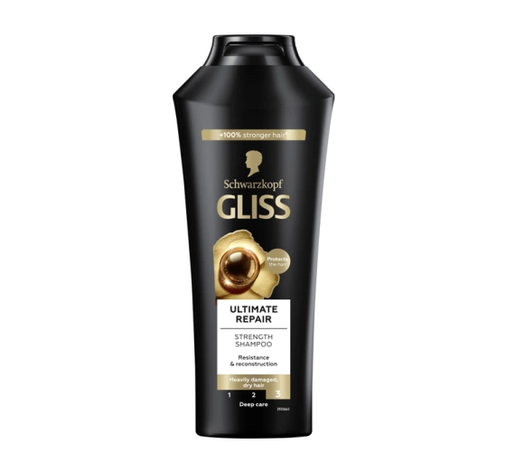 GLISS ULTIMATE REPAIR STRENGH SHAMPOO FOR VERY DAMAGED AND DRY HAIR 400ML