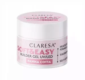 CLARESA SOFT & EASY BUILDER GEL UV/LED PANNA COTTA 45G