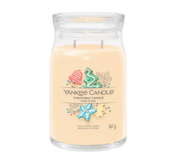 YANKEE CANDLE SIGNATURE SCENTED CANDLE CHRISTMAS COOKIE 567G